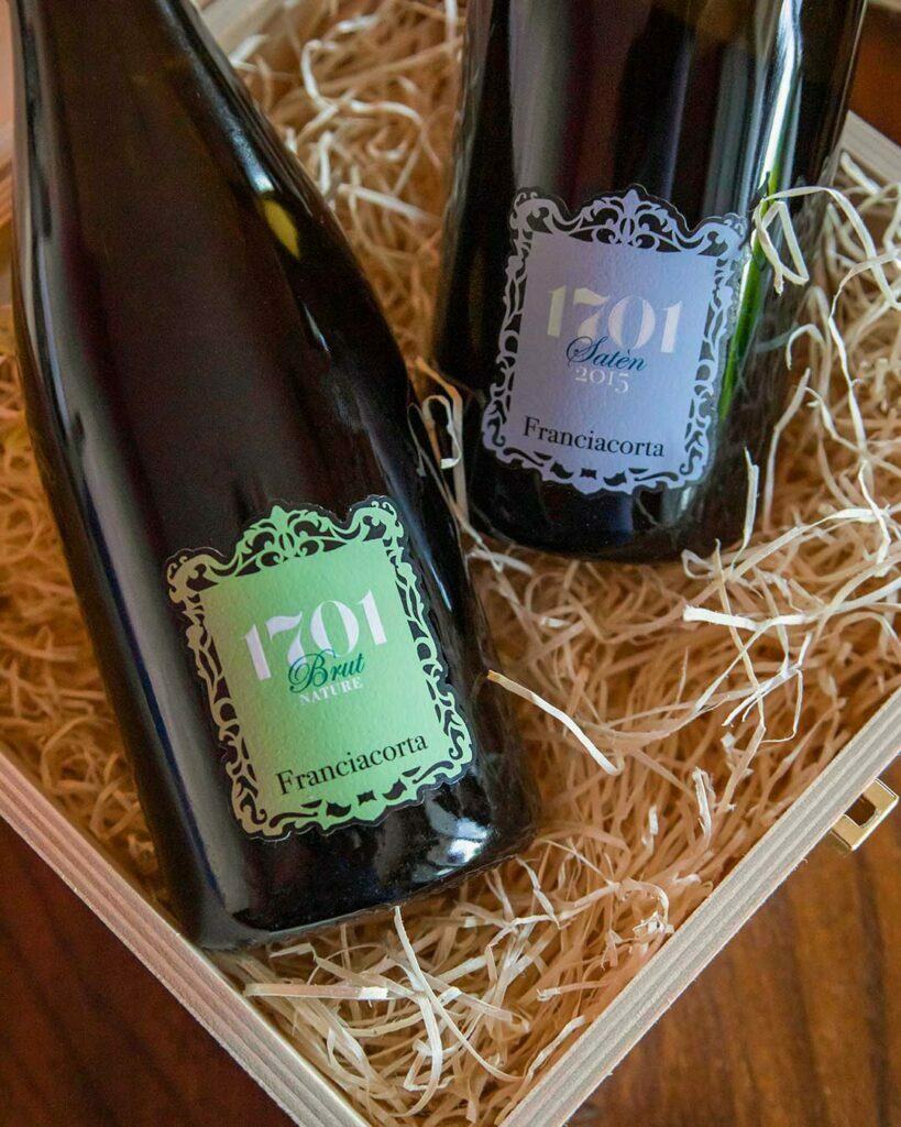 Des bouteilles de Franciacorta comme cadeaux d'entreprise pour Noël sont disponibles en ligne