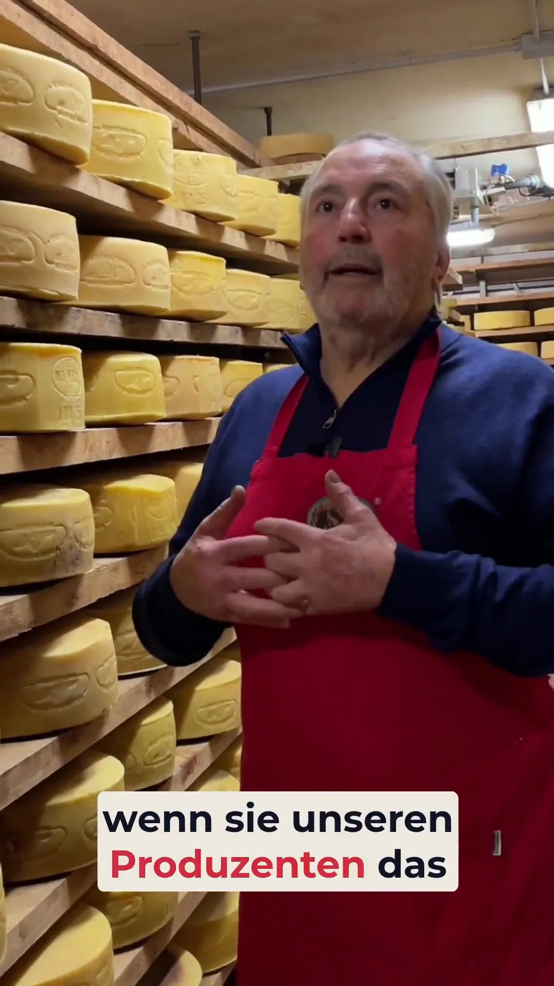 Video des Herstellers TreValli-Käse
